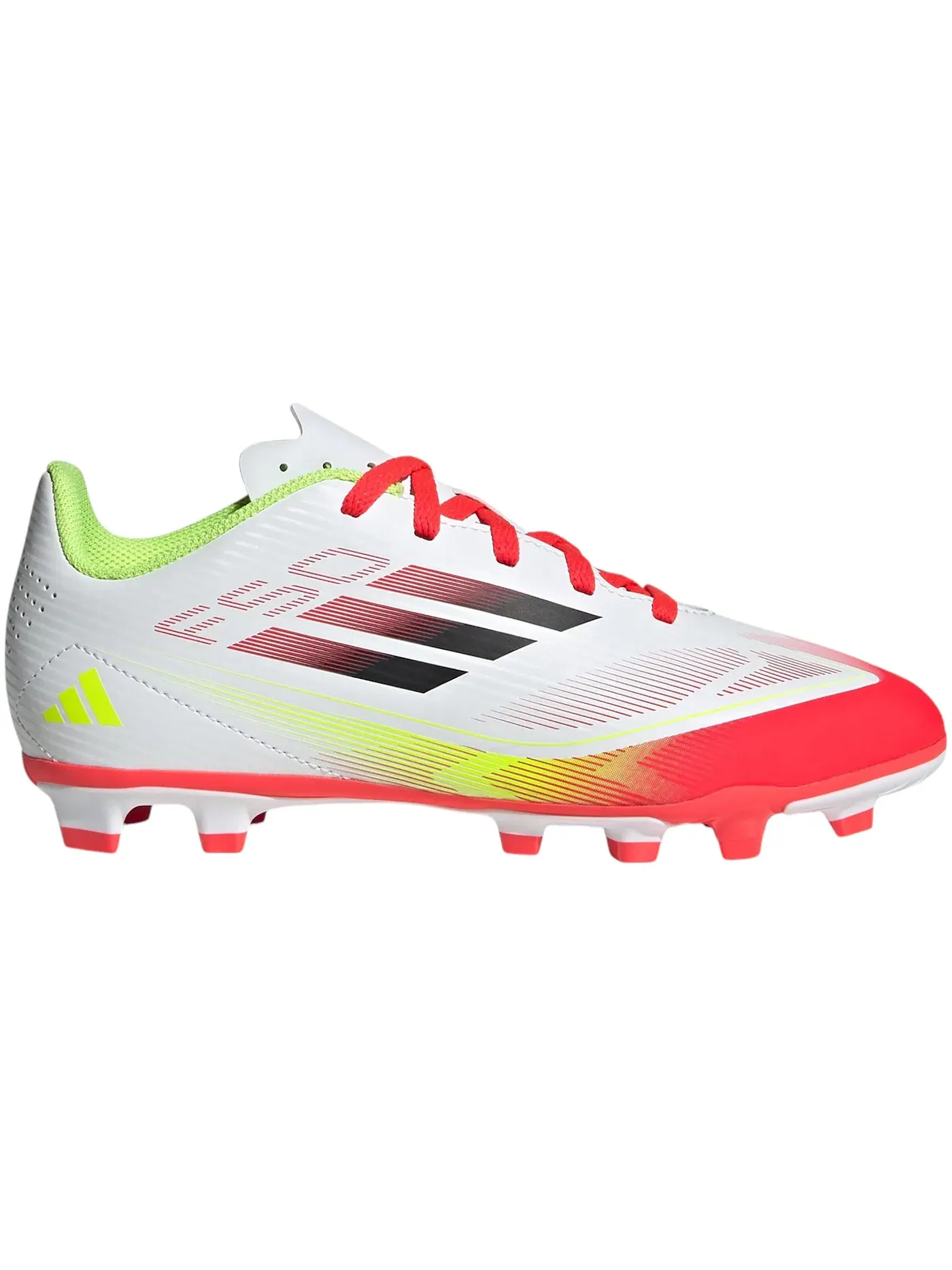 Детские бутсы fg/mg Adidas F50 Club Cloud White Core Black Solar Yellow — изображение 1 из 1