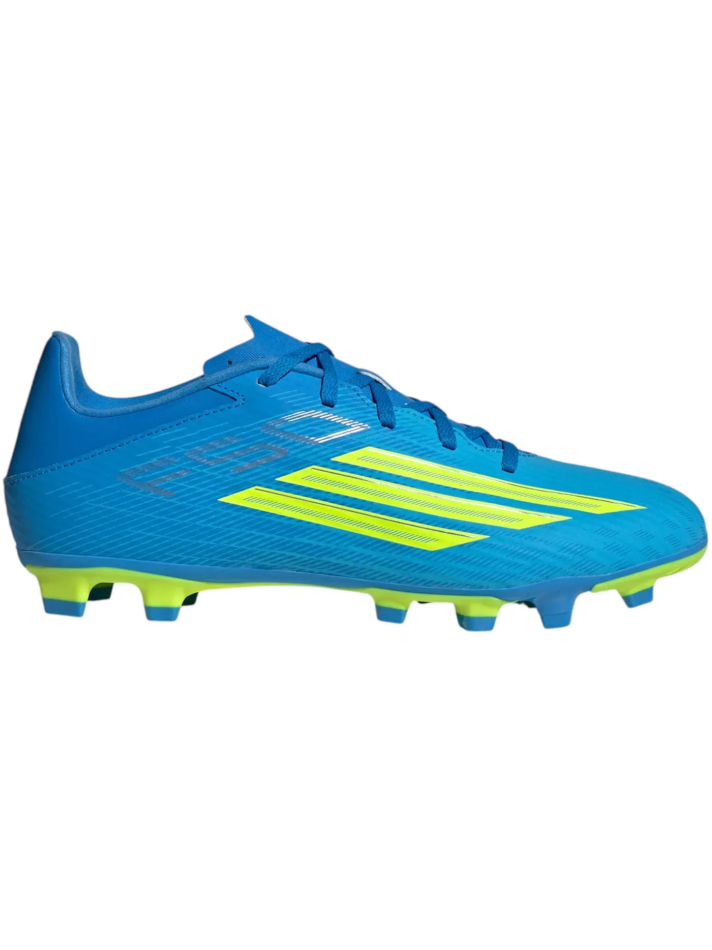 Мужские бутсы FG/MG Adidas F50 Club Ice Cold Precision Pack — изображение 1 из 1, синий/желтый