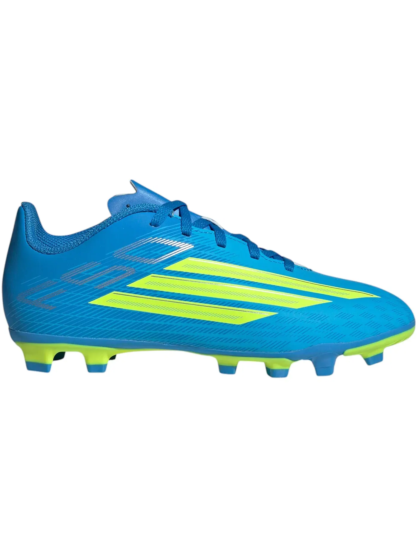 Детские бутсы с длинным рукавом F50 Club FG/MG Adidas — изображение 1 из 1, синий/желтый