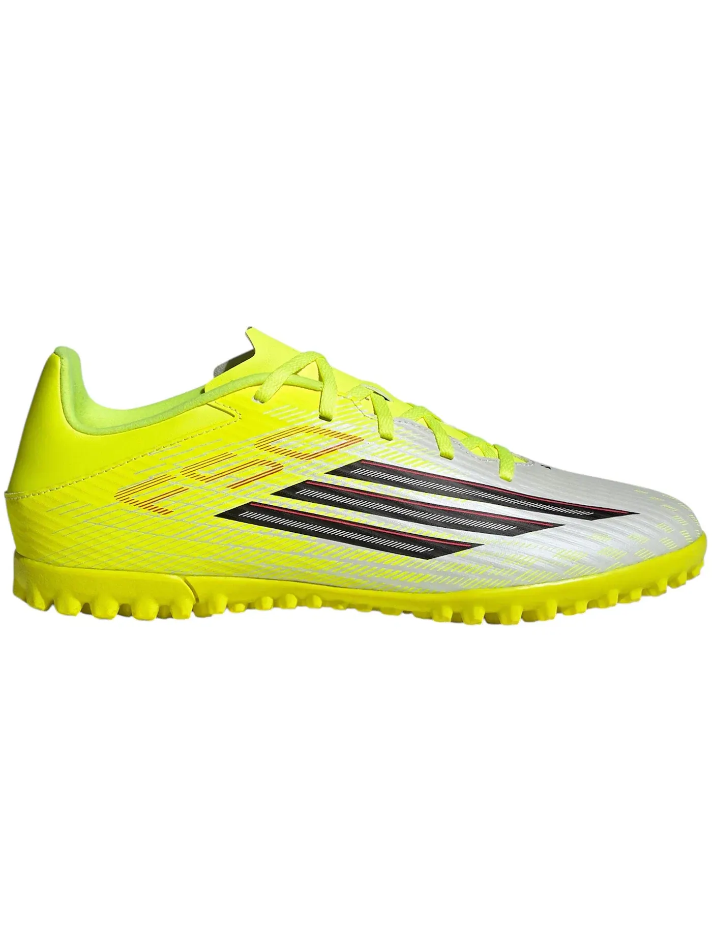Мужские бутсы для турниров Adidas F50 Club TF — изображение 1 из 1, желтый/черный/красный