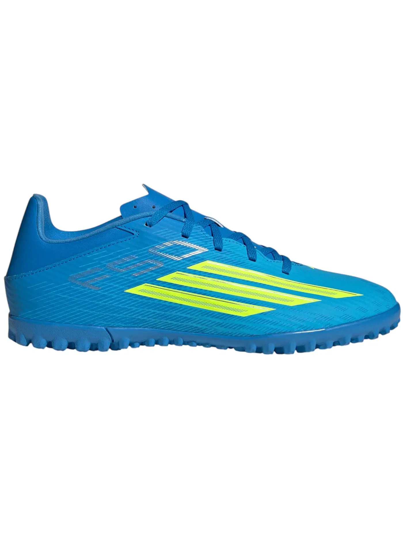 Мужские бутсы с длинным рукавом Adidas F50 Club TF — изображение 1 из 1, синий/желтый