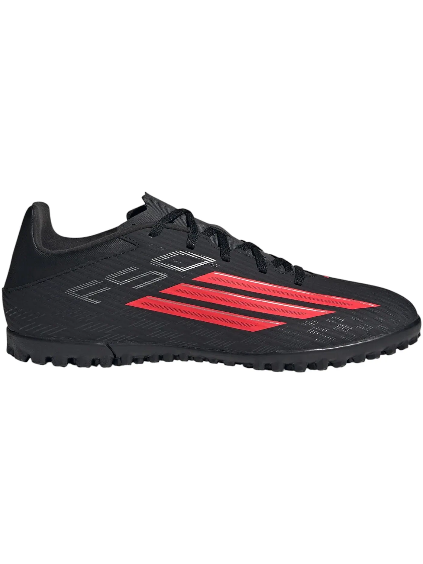 Мужские бутсы с синтетическим верхом Adidas F50 Club TF — изображение 1 из 1, черный/красный/черный