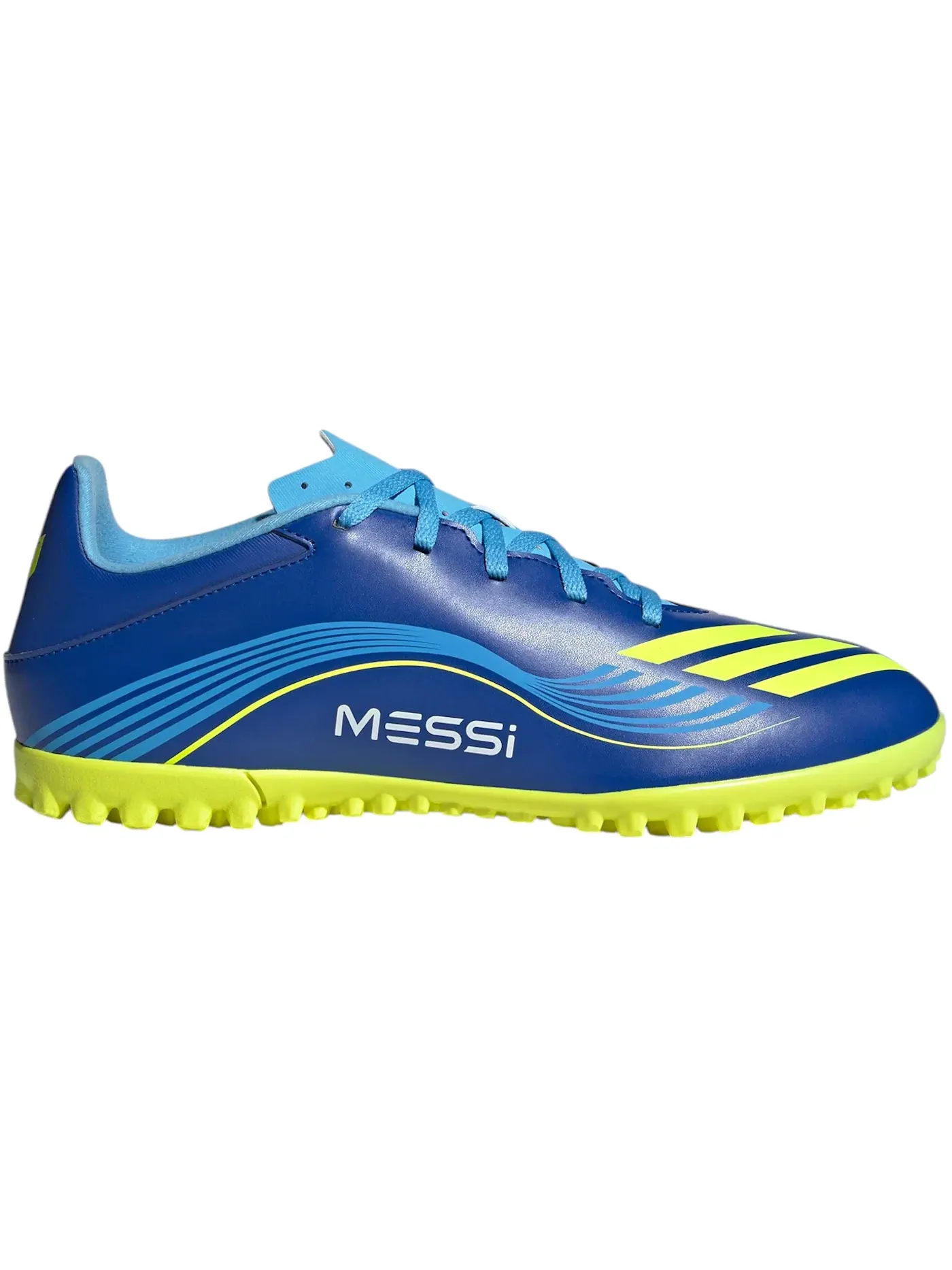 Мужские бутсы с длинным рукавом Adidas F50 Club TF — изображение 1 из 1, синий желтый синий