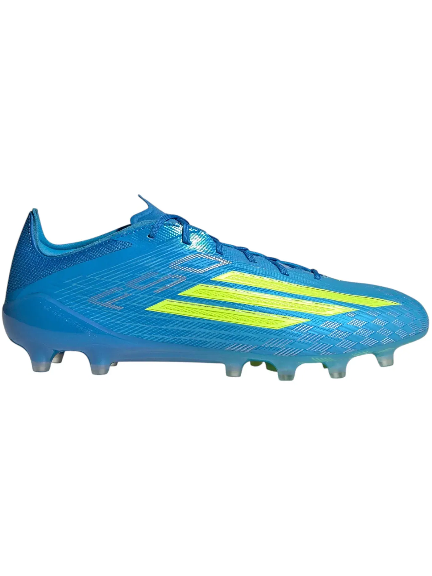 Мужские бутсы с шипами Adidas F50 Elite AG — изображение 1 из 1, синий/желтый