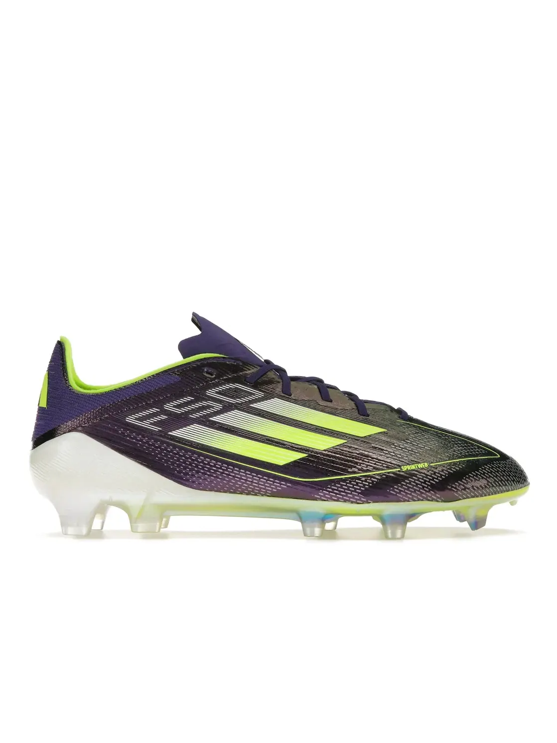 Мужские бутсы с длинным рукавом Adidas F50 Elite Fast Reborn FG — изображение 1 из 4, фиолетовый белый