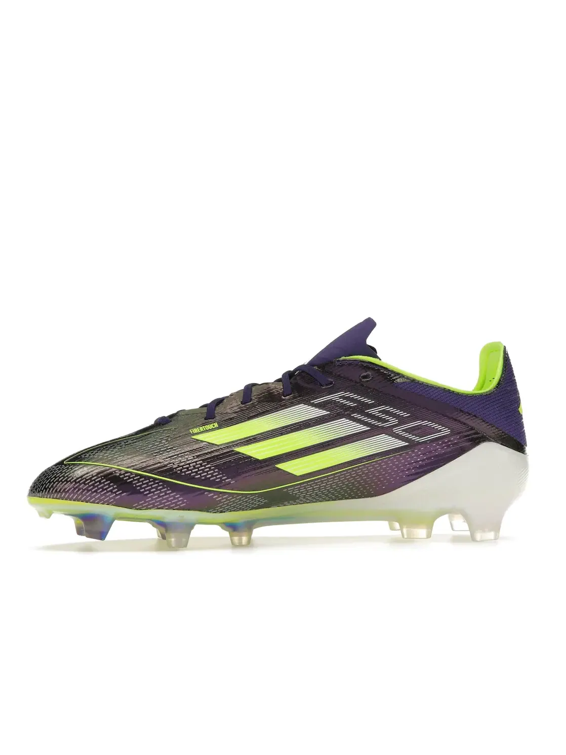 Мужские бутсы с длинным рукавом Adidas F50 Elite Fast Reborn FG — изображение 3 из 4, фиолетовый белый