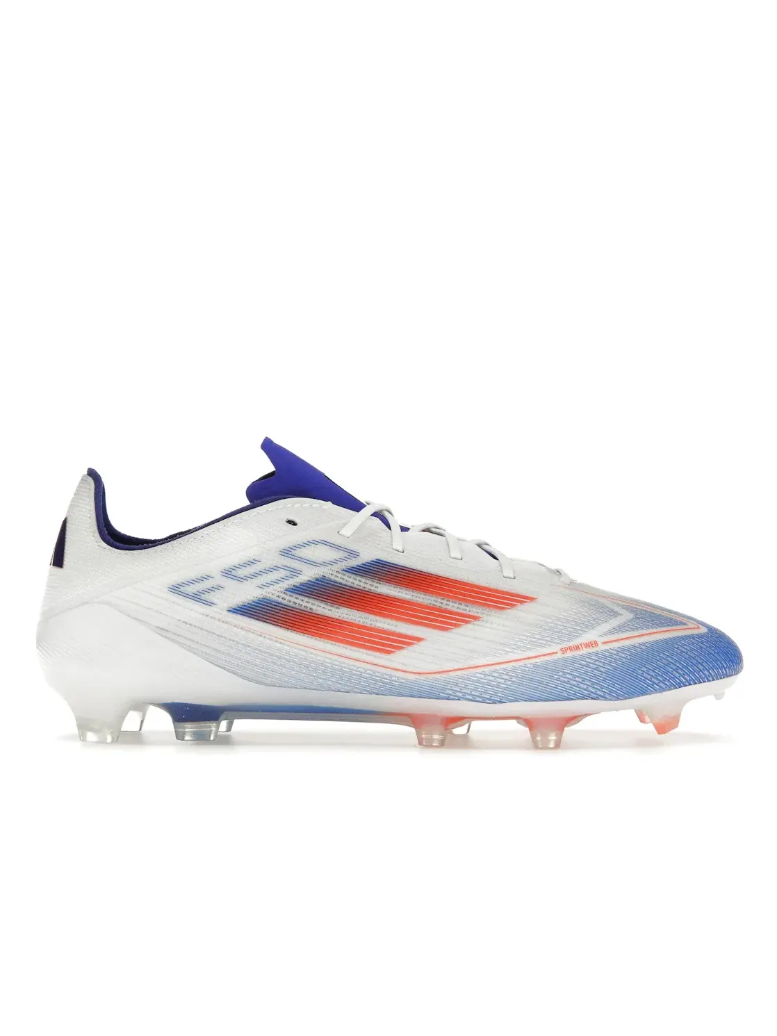 Мужские бутсы с асимметричной шнуровкой Adidas F50 Elite FG — изображение 1 из 4, белый/красный/синий