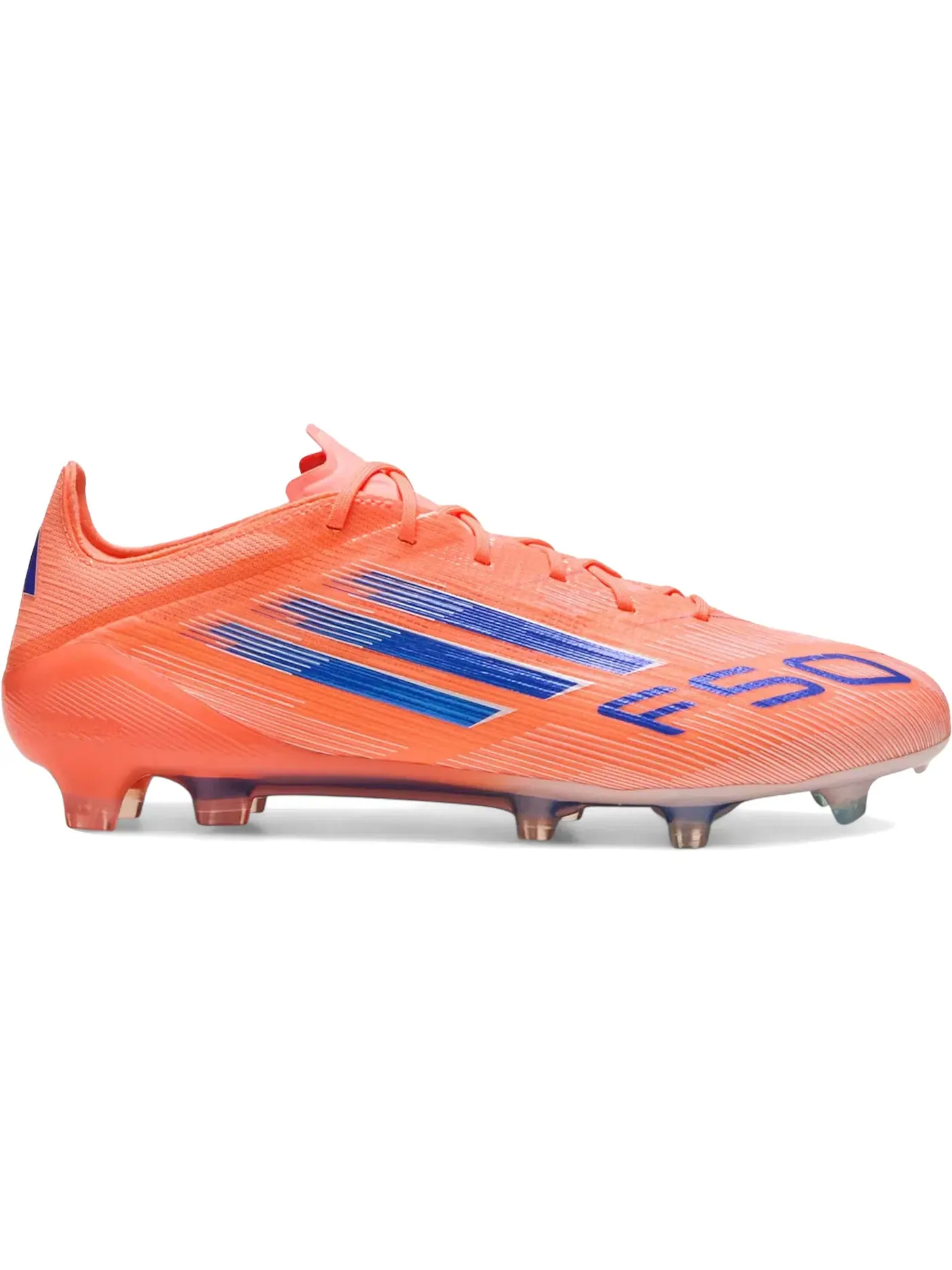 Мужские бутсы с длинным рукавом Adidas F50 Elite FG — изображение 1 из 1, оранжевый синий белый