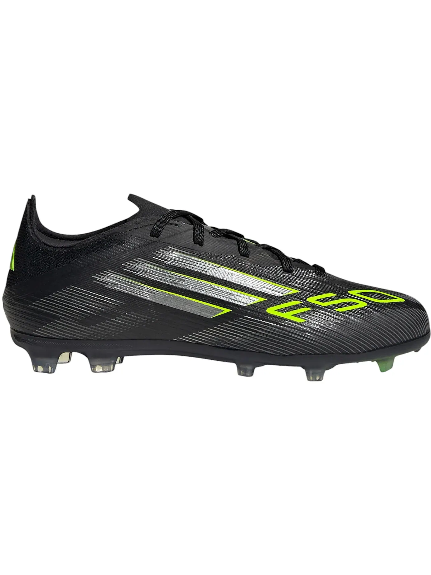 Детские бутсы с шипами Adidas F50 Elite FG — изображение 1 из 1, черный/металлик