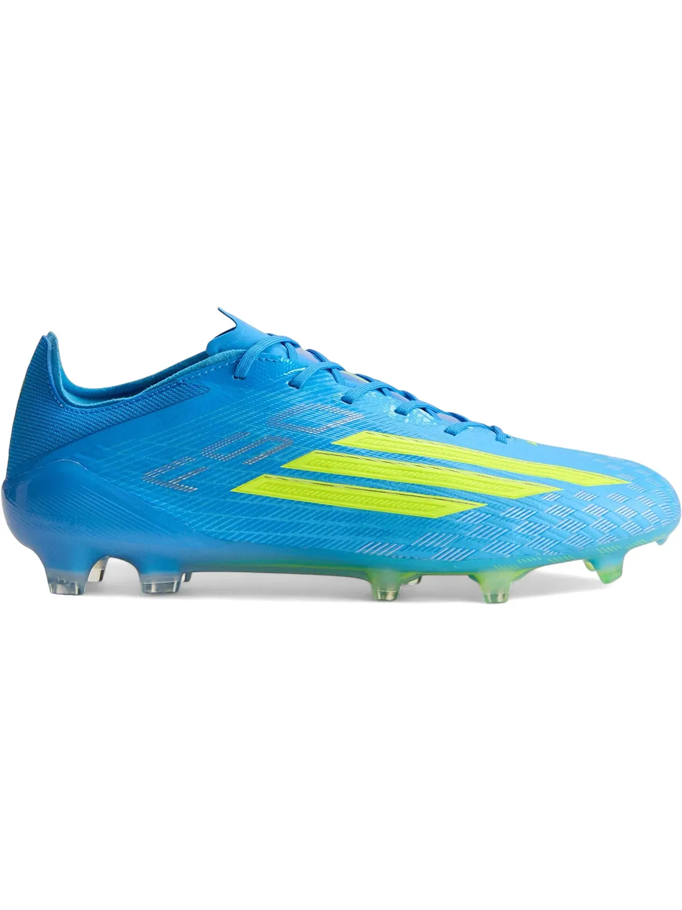 Мужские бутсы с высокими характеристиками Adidas F50 Elite FG — изображение 1 из 1, синий/желтый