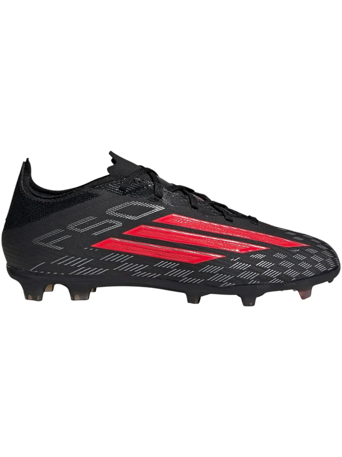 Детские бутсы для мальчиков с шипами Adidas F50 Elite FG — изображение 1 из 1, черный/красный/черный