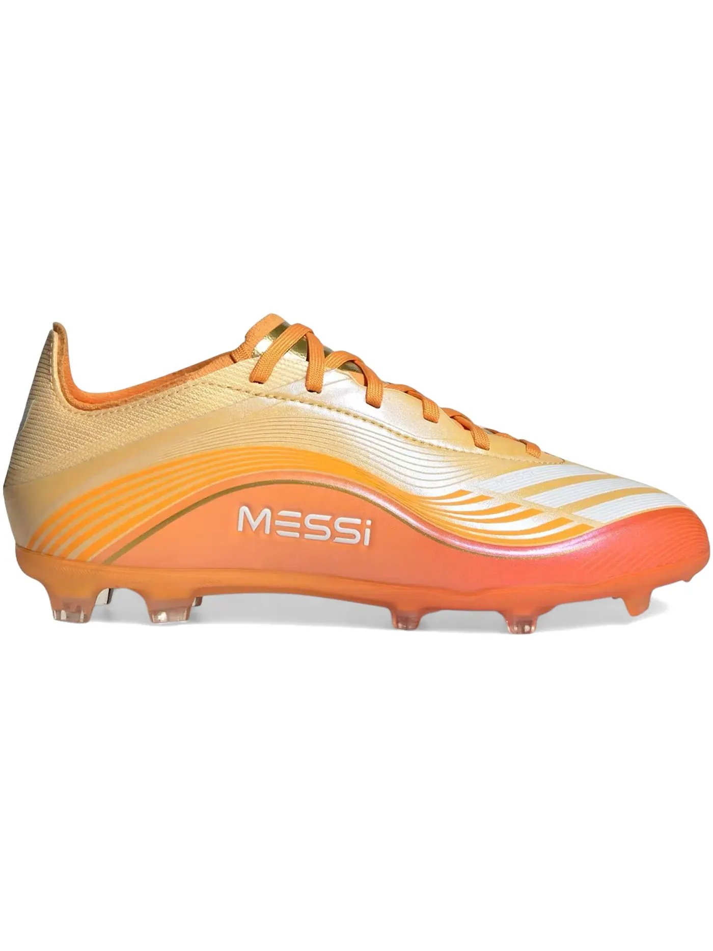 Детские бутсы с длинным рукавом Adidas F50 Elite FG — изображение 1 из 1, золотистый металлик