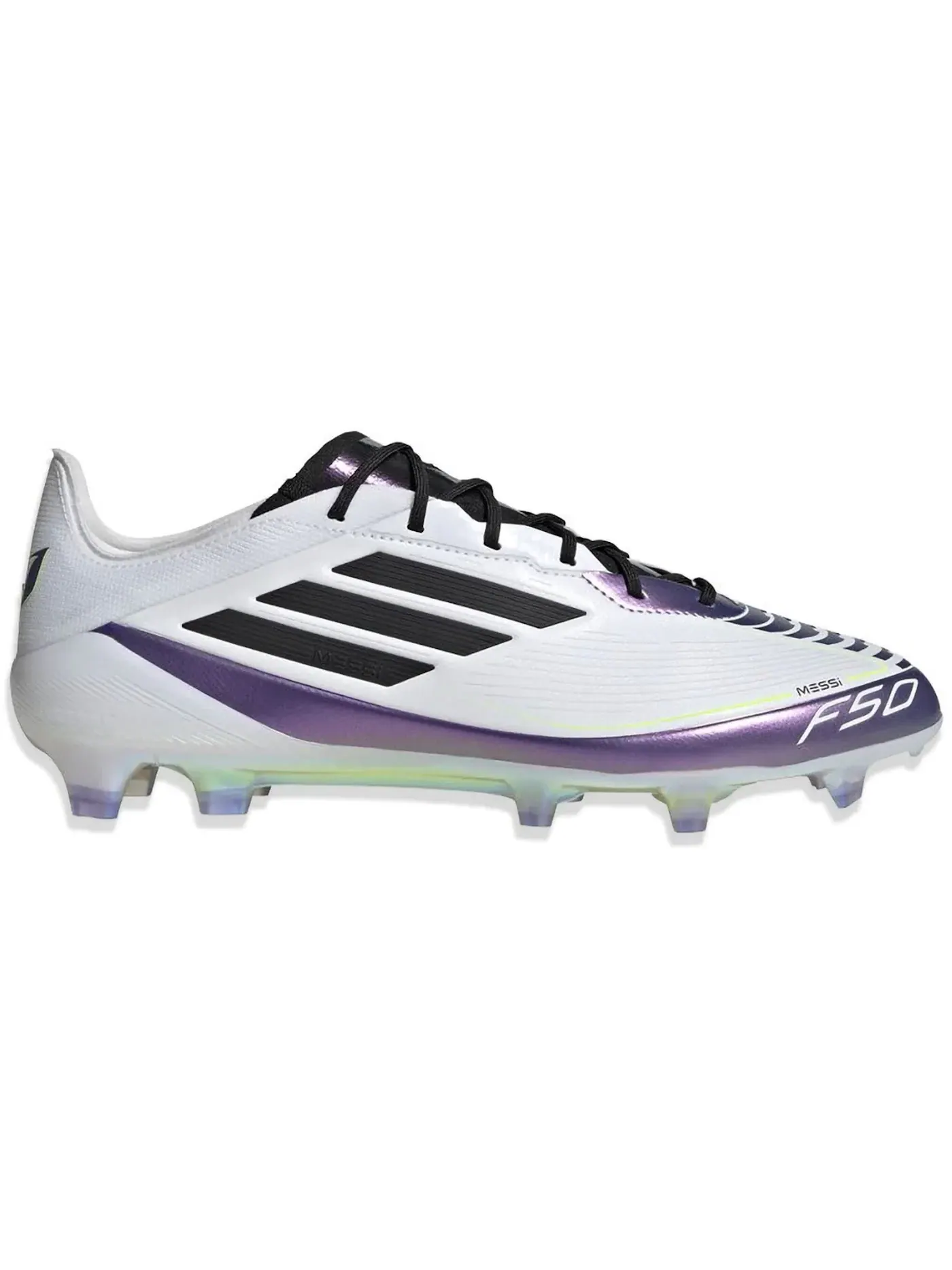 Мужские бутсы с принтом Adidas F50 Elite FG Adidas — изображение 1 из 1, белый/черный/фиолетовый