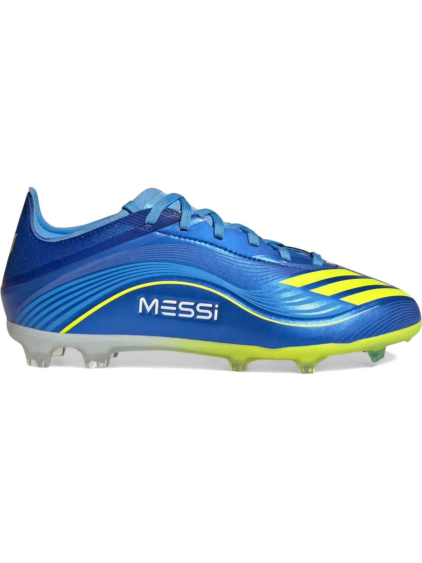 Детские бутсы с длинным рукавом Adidas F50 Elite FG — изображение 1 из 1, синий/желтый/синий