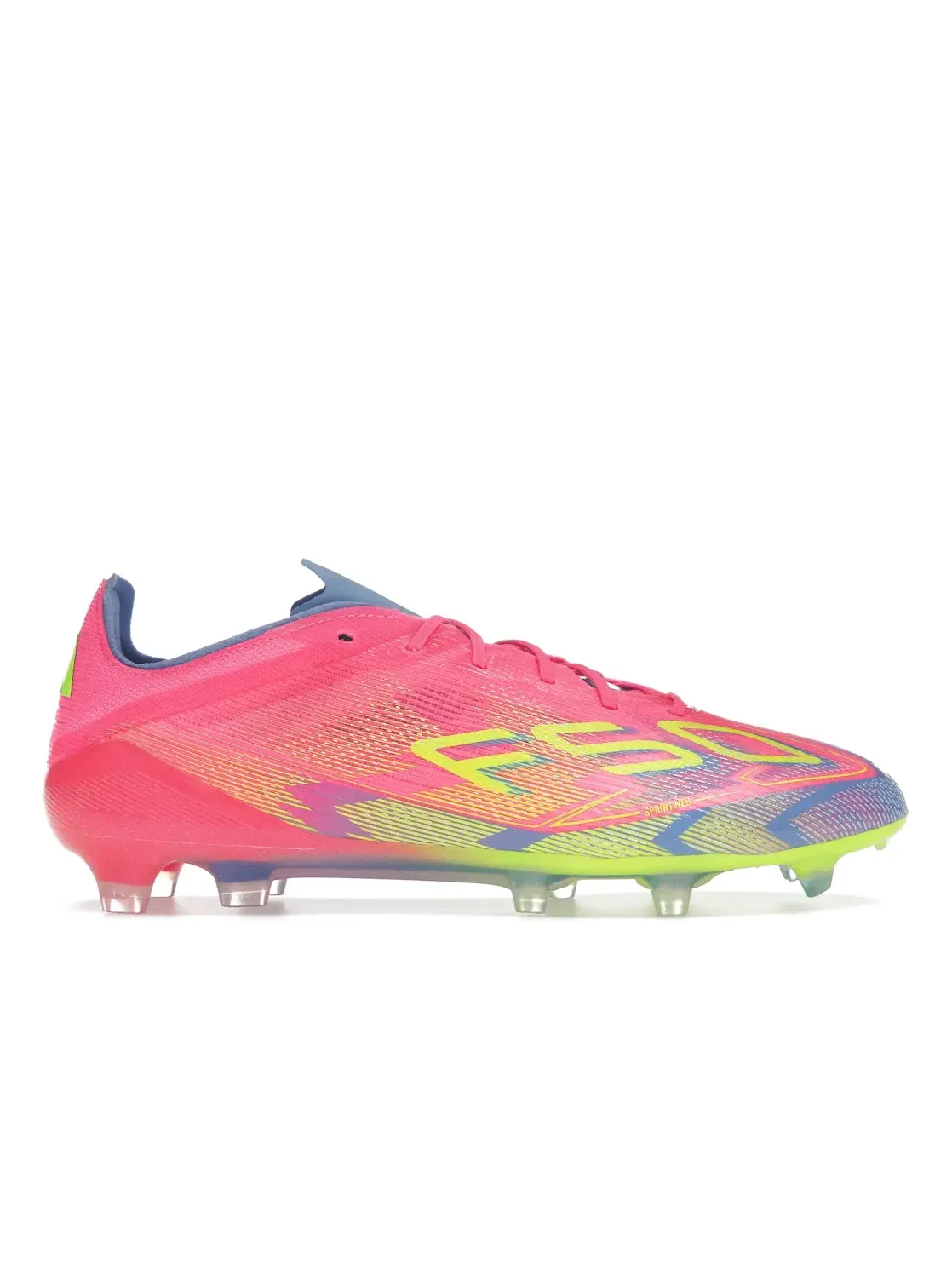 Мужские бутсы с длинным рукавом Adidas F50 Elite FG — изображение 1 из 4, розовый//синий