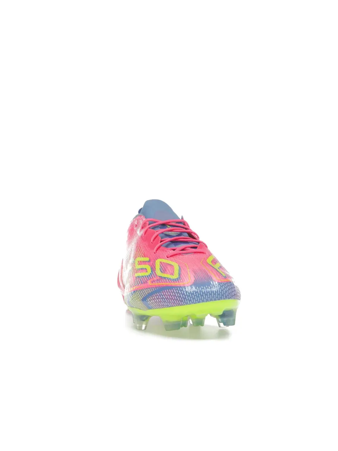 Мужские бутсы с длинным рукавом Adidas F50 Elite FG — изображение 2 из 4, розовый//синий