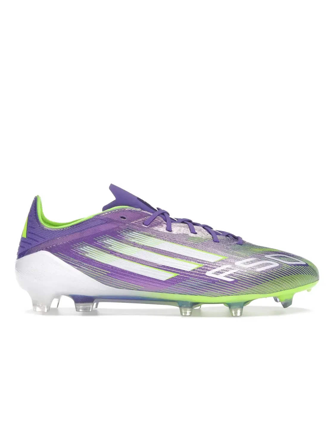 Мужские бутсы с высоким качеством Adidas F50 Elite FG — изображение 1 из 4, фиолетовый/белый