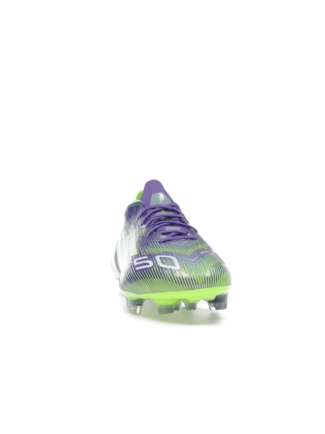 Мужские бутсы с высоким качеством Adidas F50 Elite FG — изображение 2 из 4, фиолетовый/белый