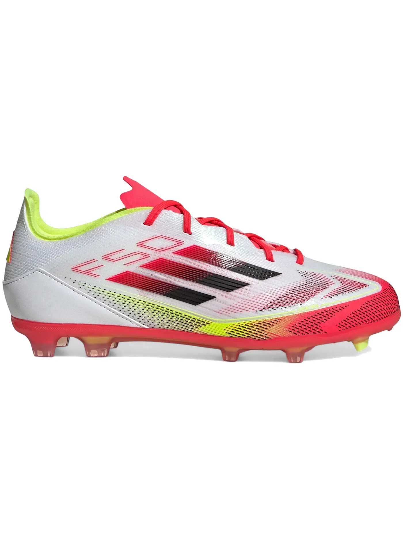 Детские бутсы с технологией FG Solar Pack Adidas F50 Elite FG — изображение 1 из 1, белый черный желтый