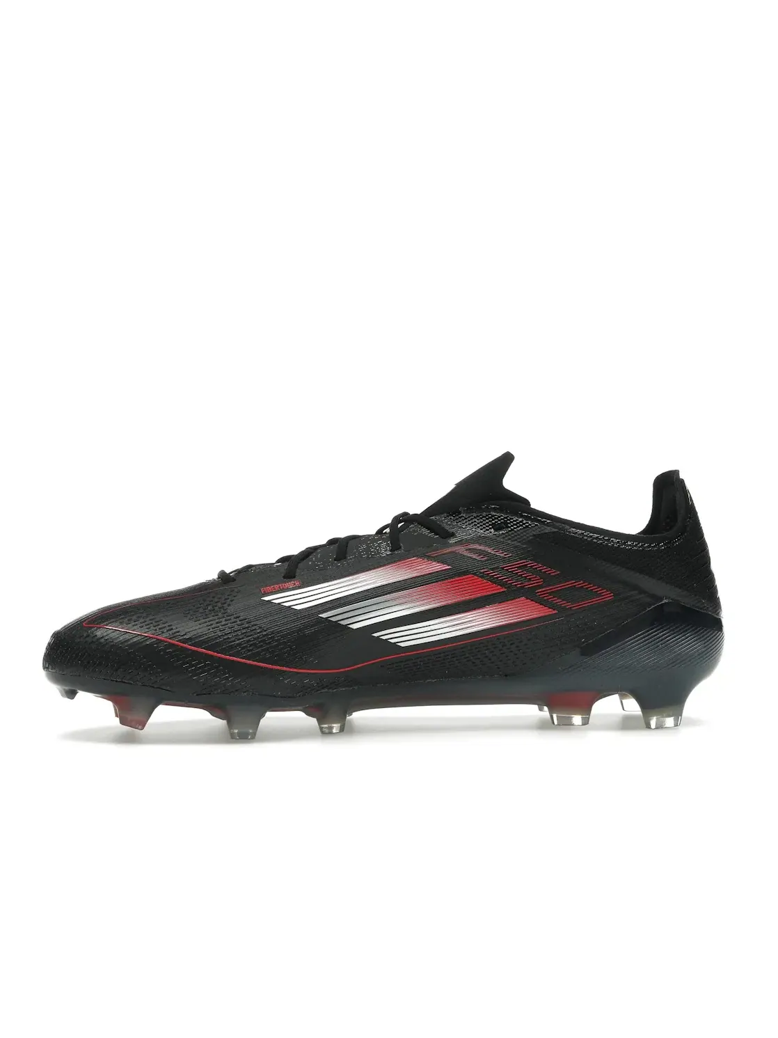 Мужские бутсы с длинным рукавом Adidas F50 Elite FG — изображение 3 из 4, черный металлик красный