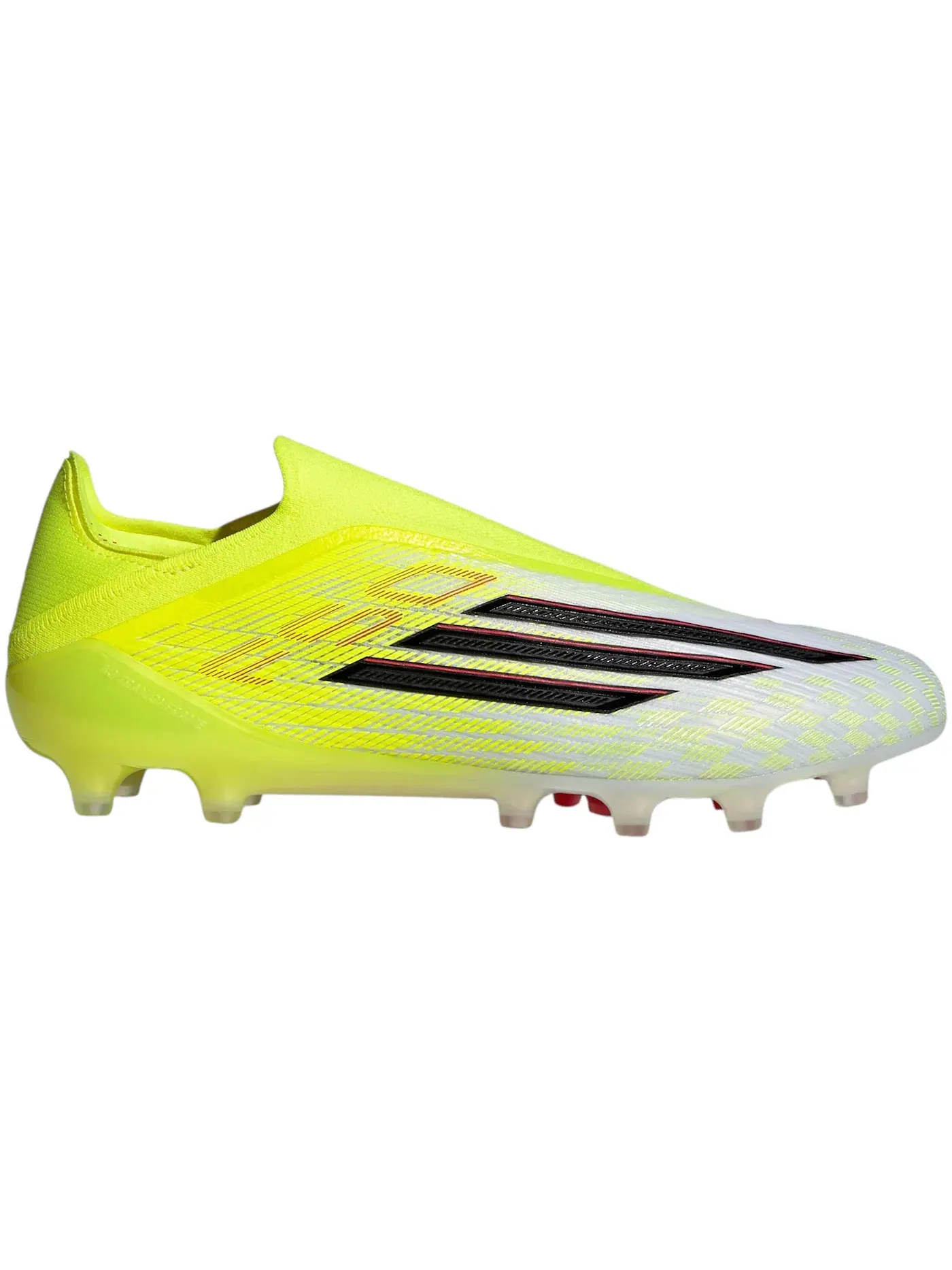 Мужские бутсы без шнуровки Adidas F50 Elite Laceless AG — изображение 1 из 1, желтый/черный/красный
