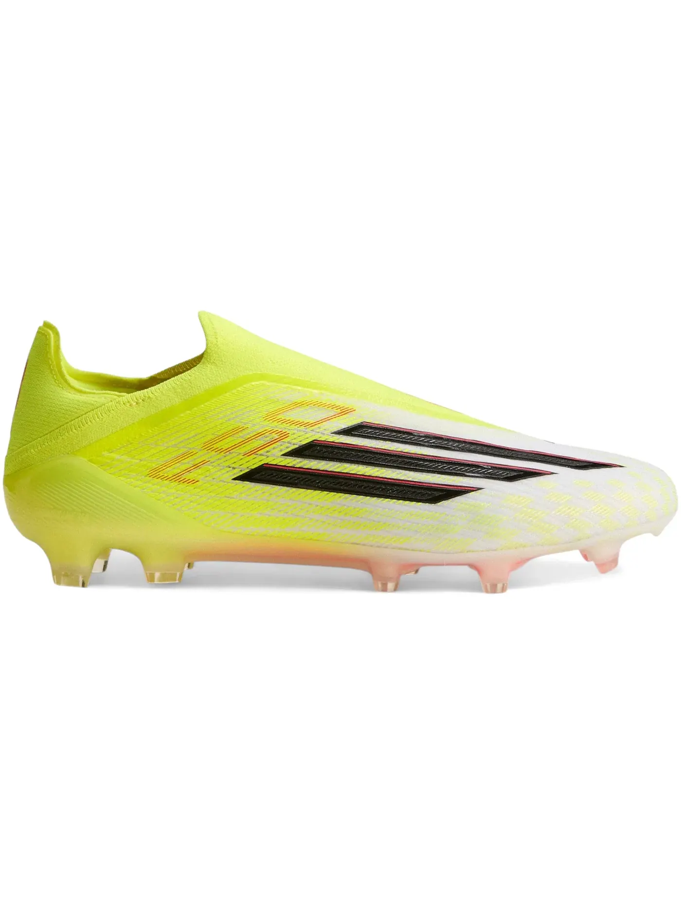 Мужские бутсы с бесшнуровым верхом Adidas F50 Elite Laceless FG — изображение 1 из 1, желтый/черный/красный