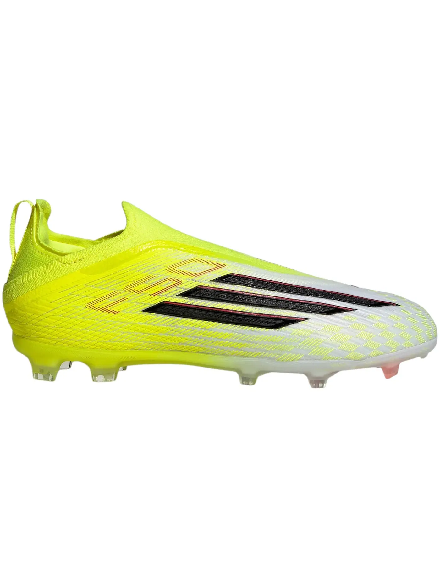 Детские бутсы без шнурков Adidas F50 Elite Laceless FG — изображение 1 из 1, желтый черный красный