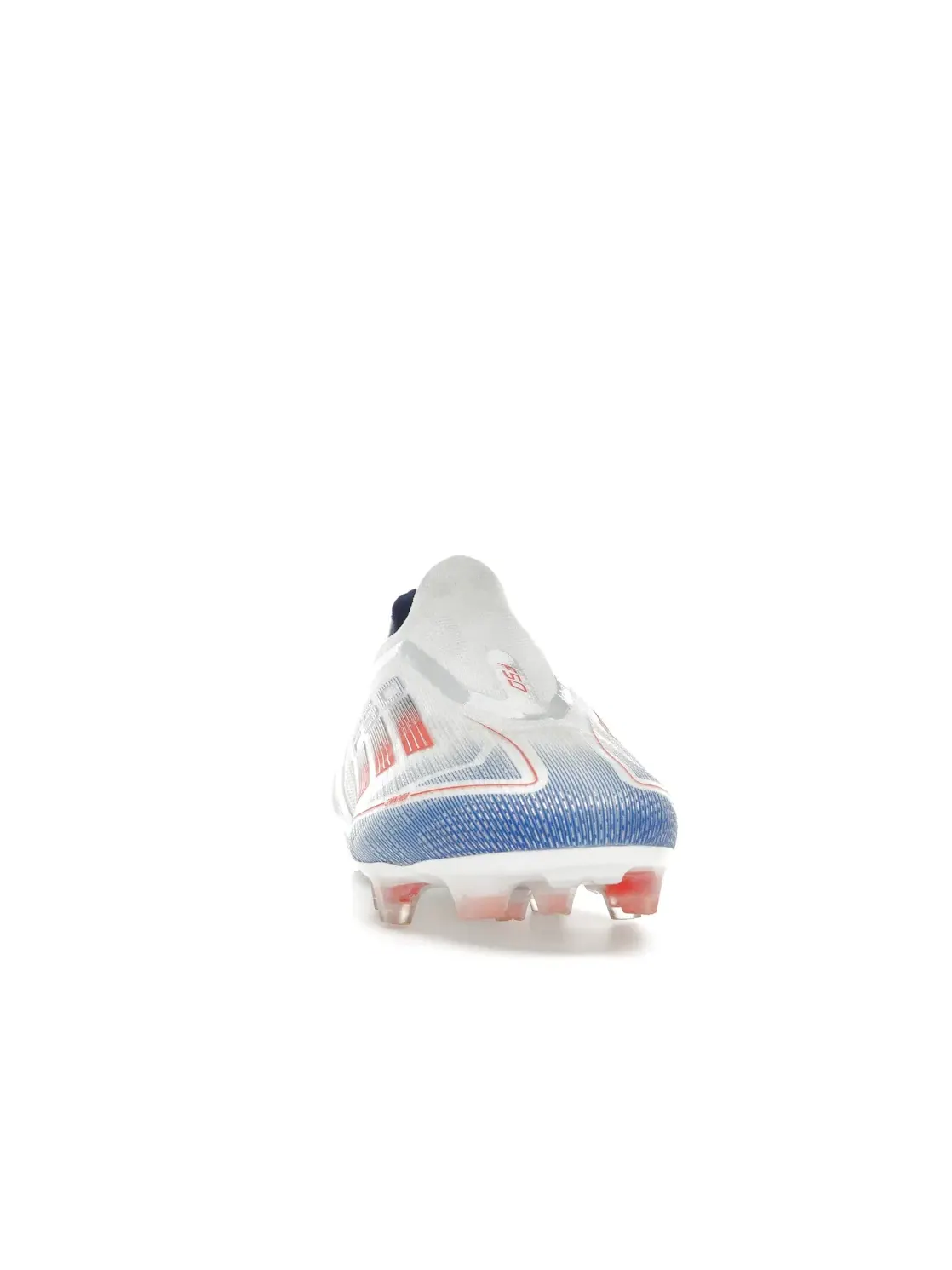 Мужские бутсы футбольные с лаконичным дизайном Adidas F50 Elite Laceless FG — изображение 2 из 4, белый/красный/синий