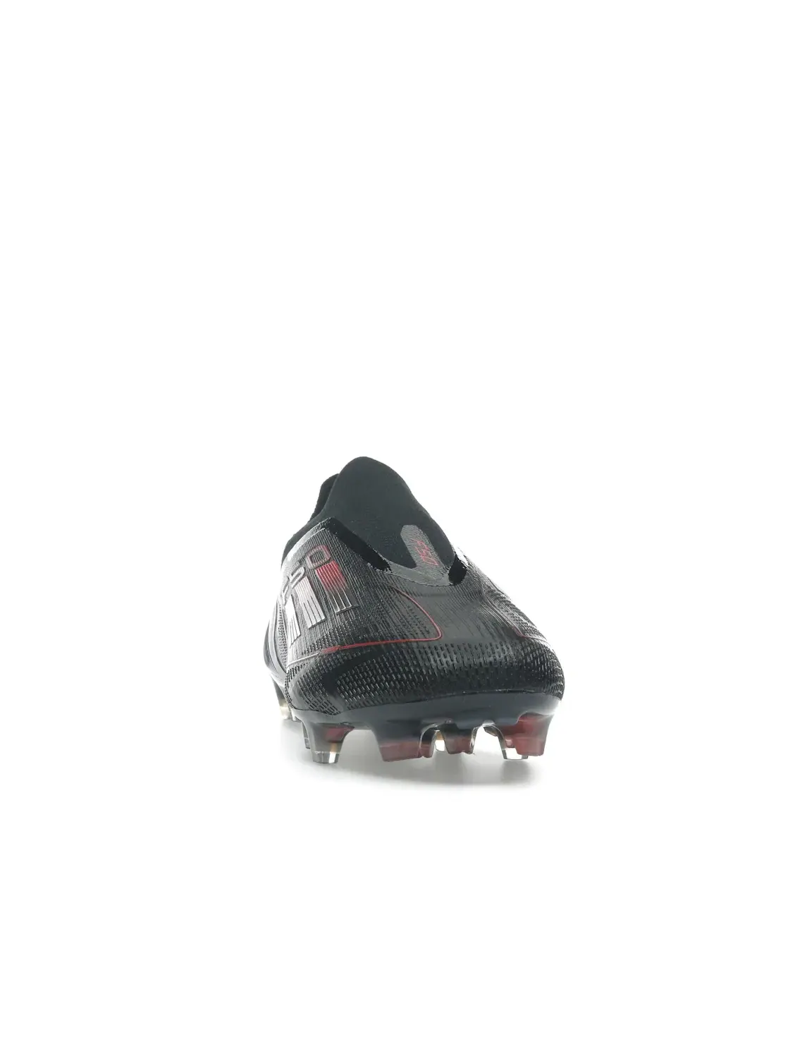 Мужские бутсы без шнуровки Adidas F50 Elite Laceless FG — изображение 2 из 4, черный металлик красный