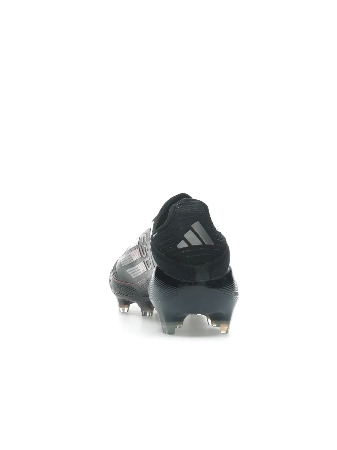 Мужские бутсы без шнуровки Adidas F50 Elite Laceless FG — изображение 4 из 4, черный металлик красный