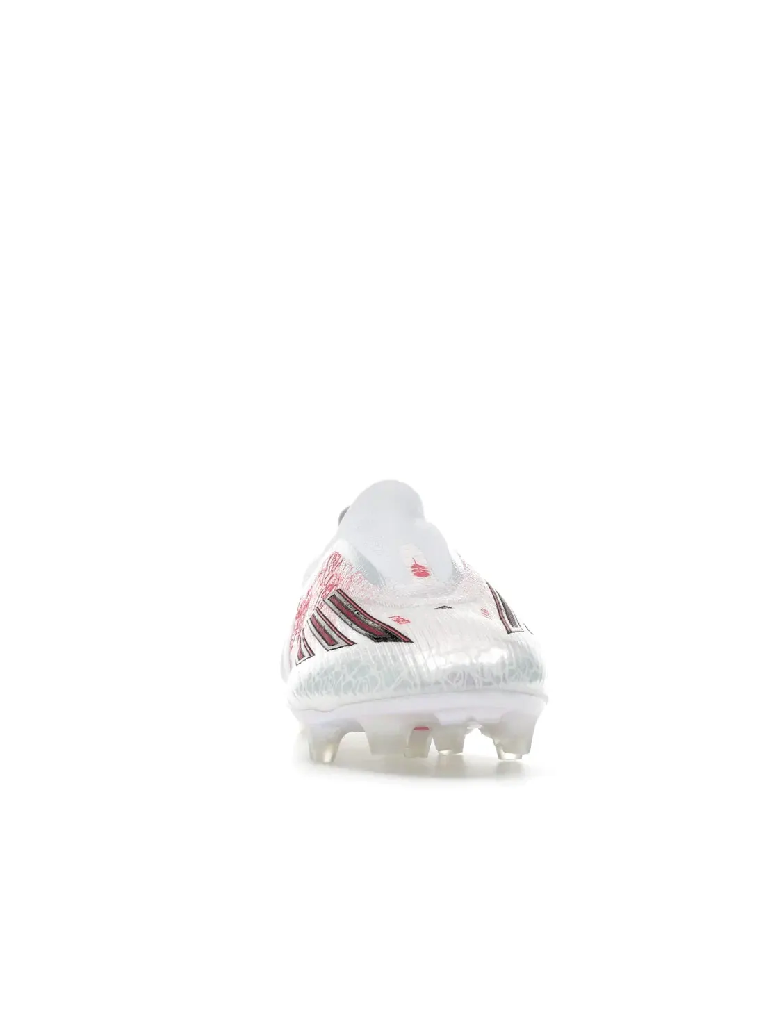 Мужские бутсы для футбола без шнуровки Adidas F50 Elite Laceless FG — изображение 2 из 4, белый черный красный
