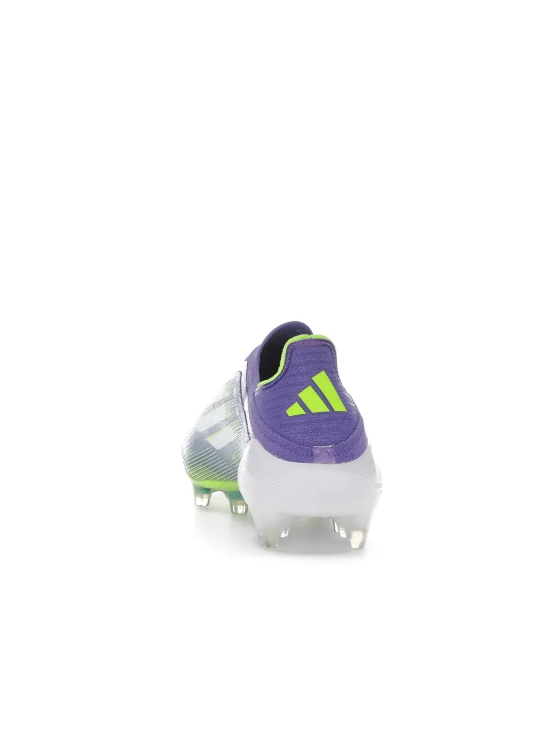 Мужские бутсы без шнуровки Adidas F50 Elite Laceless FG — изображение 4 из 4, фиолетовый/белый