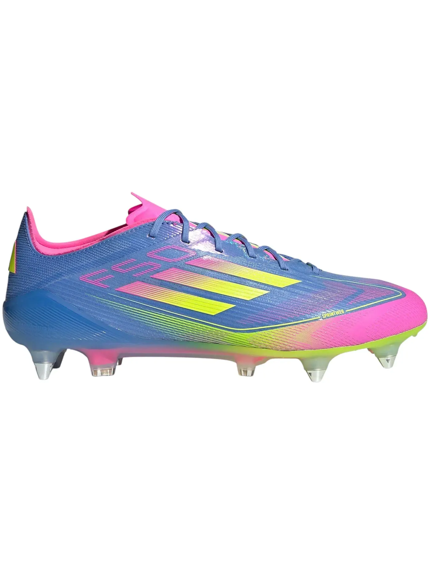 Мужские бутсы с шипами F50 Elite SG Adidas — изображение 1 из 1, синий розовый