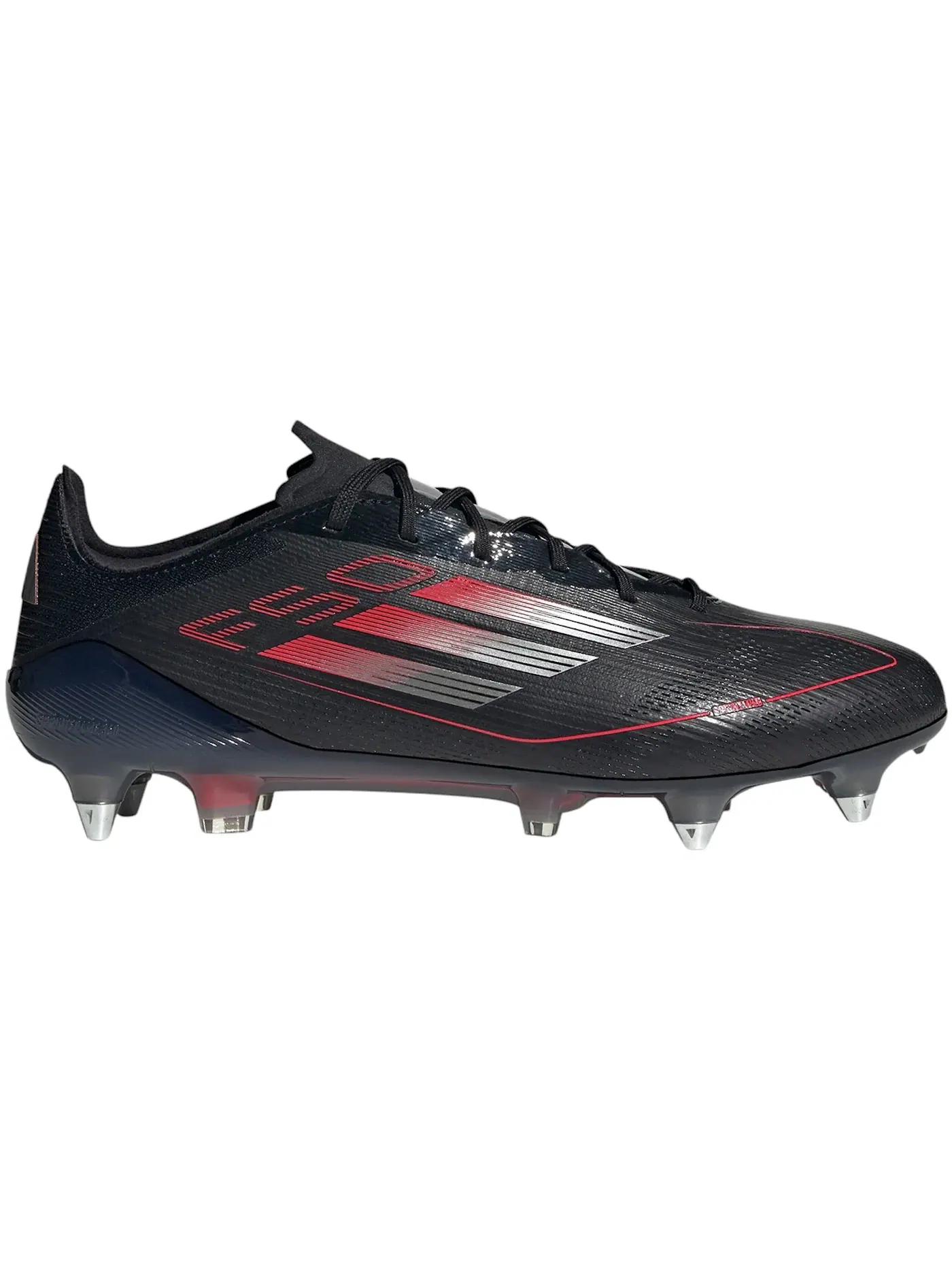 Мужские бутсы с длинным рукавом Adidas F50 Elite SG — изображение 1 из 1, черный/металлик/красный