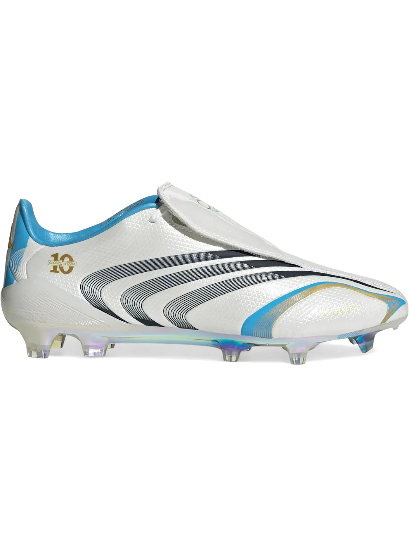 Мужские бутсы с фиксированной подошвой Adidas F50 Elite TUNIT FG Messi Argentina — изображение 1 из 1