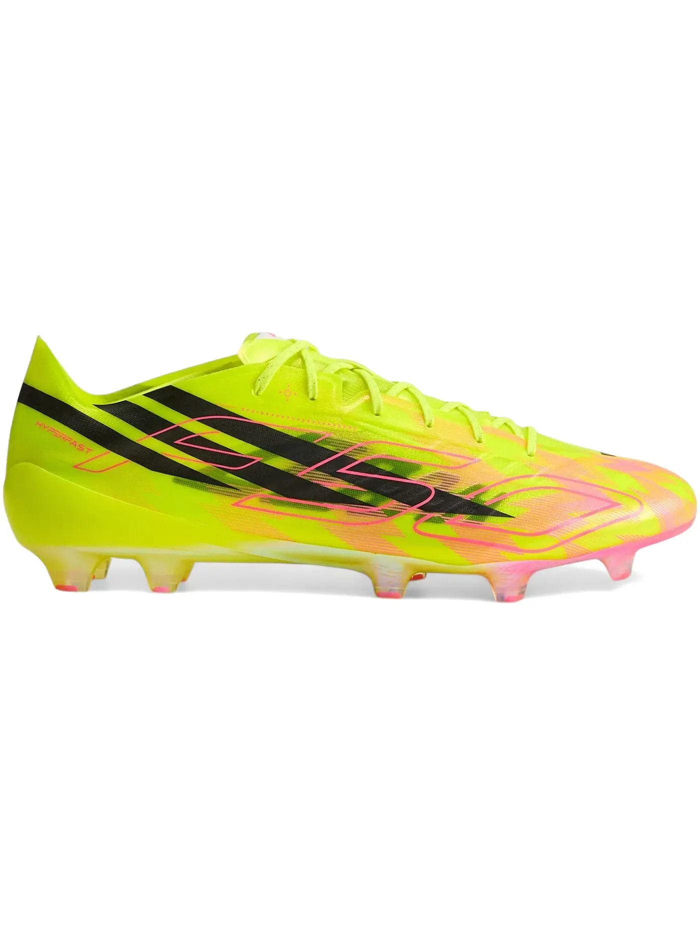 Мужские бутсы для футбола с технологией Hyperfast Adidas F50 Hyperfast Evo FG — изображение 1 из 1, желтый черный