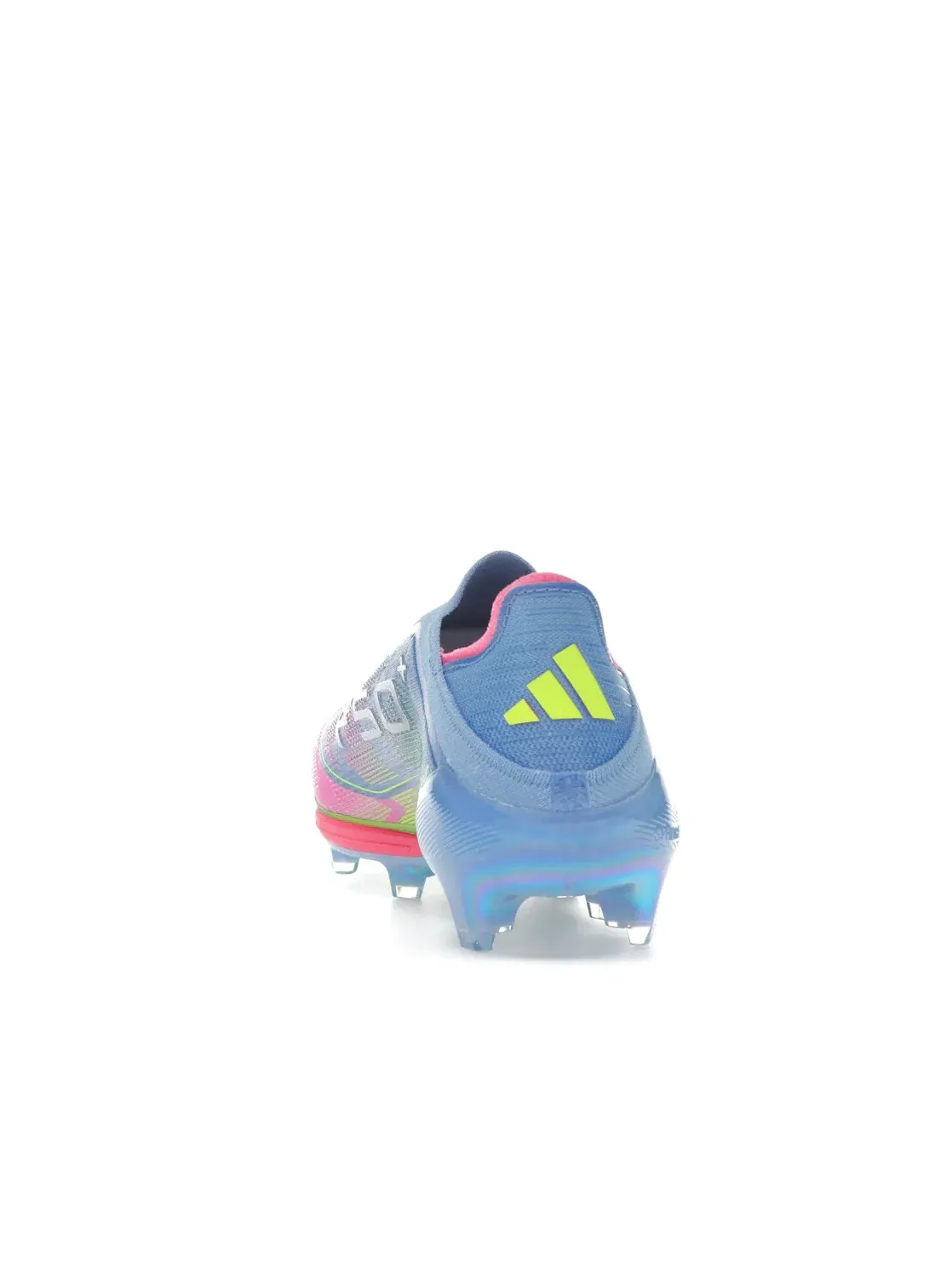 Мужские бутсы без шнуровки Adidas F50+ Laceless FG Celestial Victory Pack — изображение 4 из 4, синий розовый