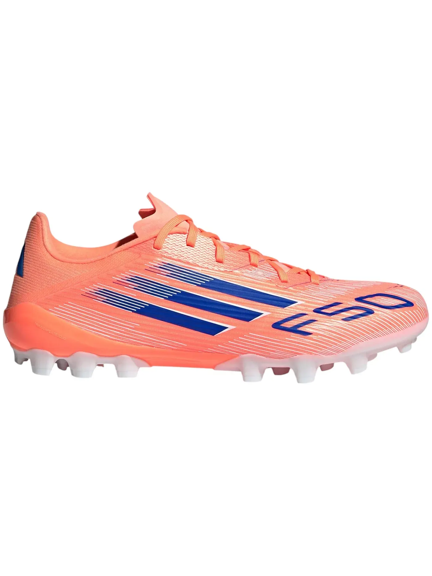 Мужские бутсы с шипами AG Adidas F50 League — изображение 1 из 1, оранжевый/синий/белый