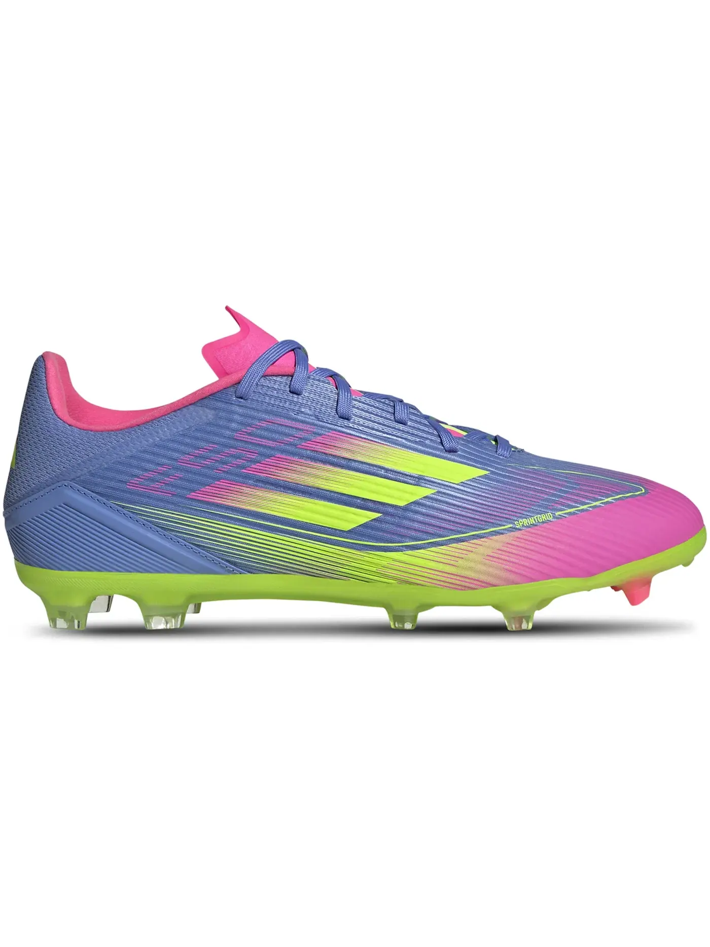 Мужские бутсы с фиксированной/сменной подошвой Adidas F50 League FG/MG Adidas — изображение 1 из 1, синий//розовый