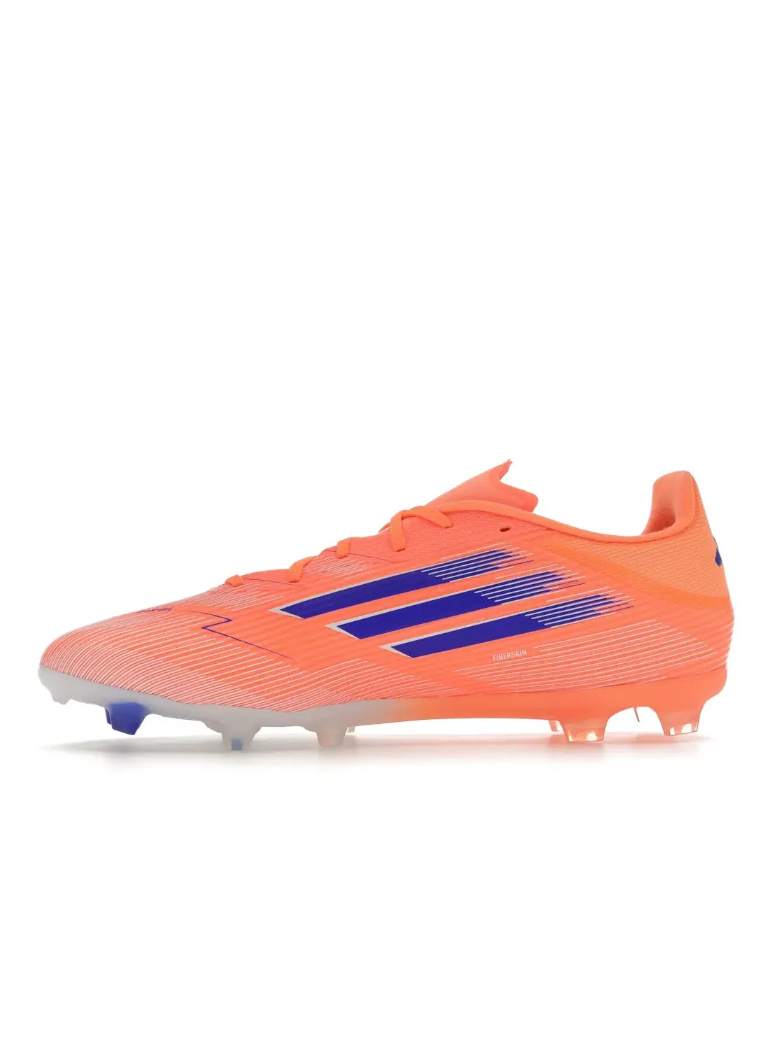 Мужские бутсы без шнуровки Adidas F50 League FG/MG — изображение 3 из 4, оранжевый синий белый