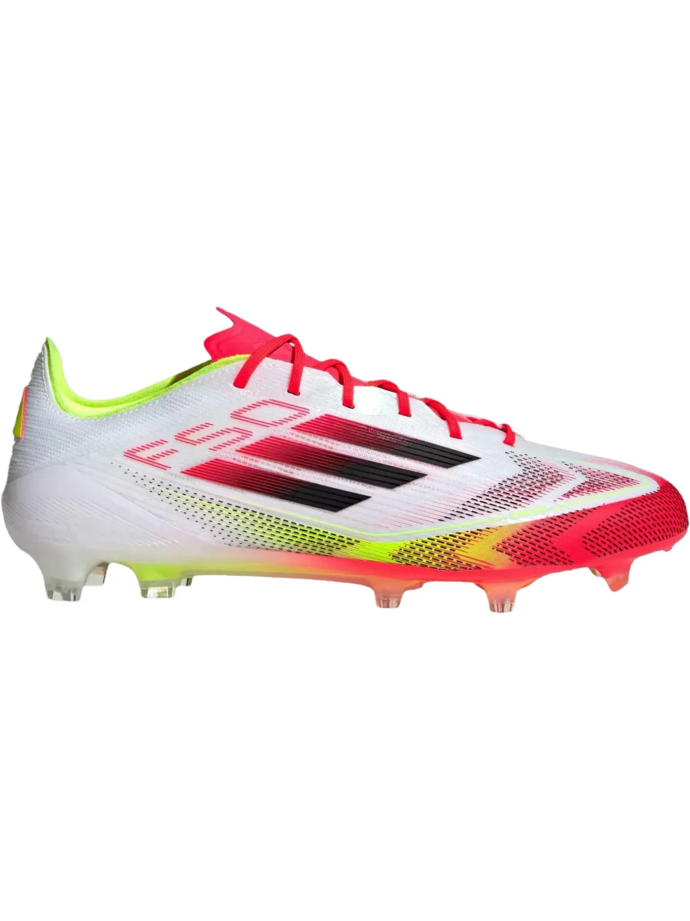Мужские бутсы с шипами Adidas F50 League FG/MG — изображение 1 из 1, белый черный желтый