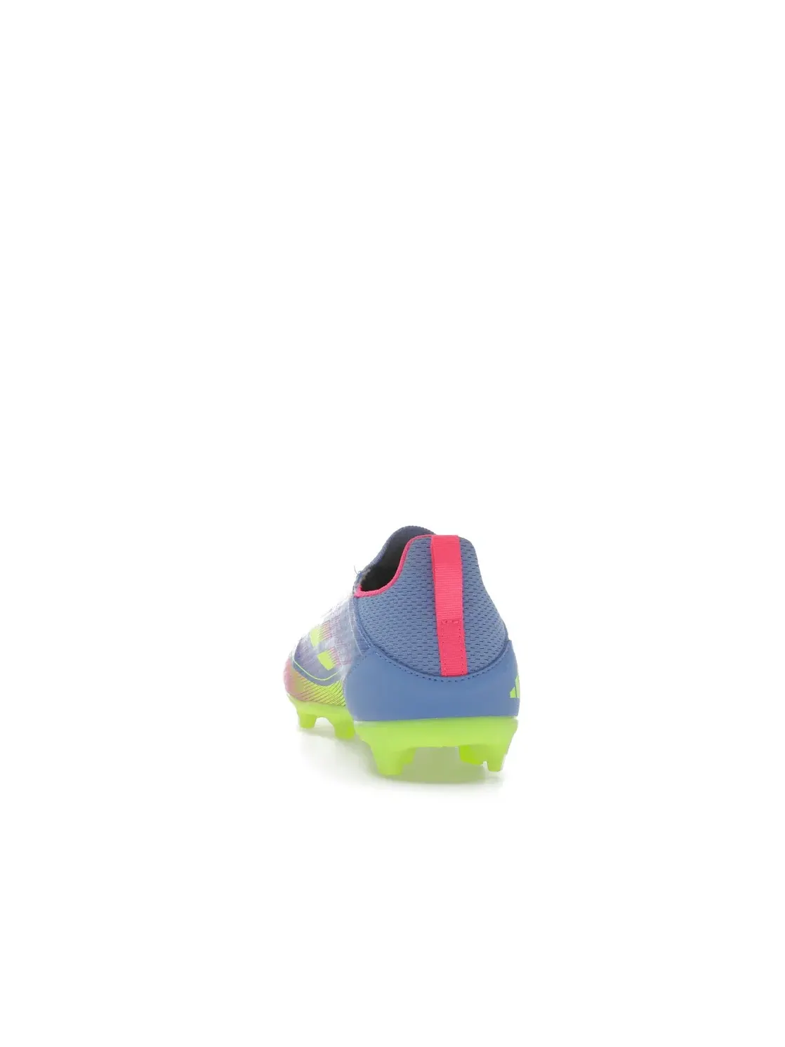 Детские бутсы без шнуровки Adidas F50 League Laceless FG/MG — изображение 4 из 4, синий розовый