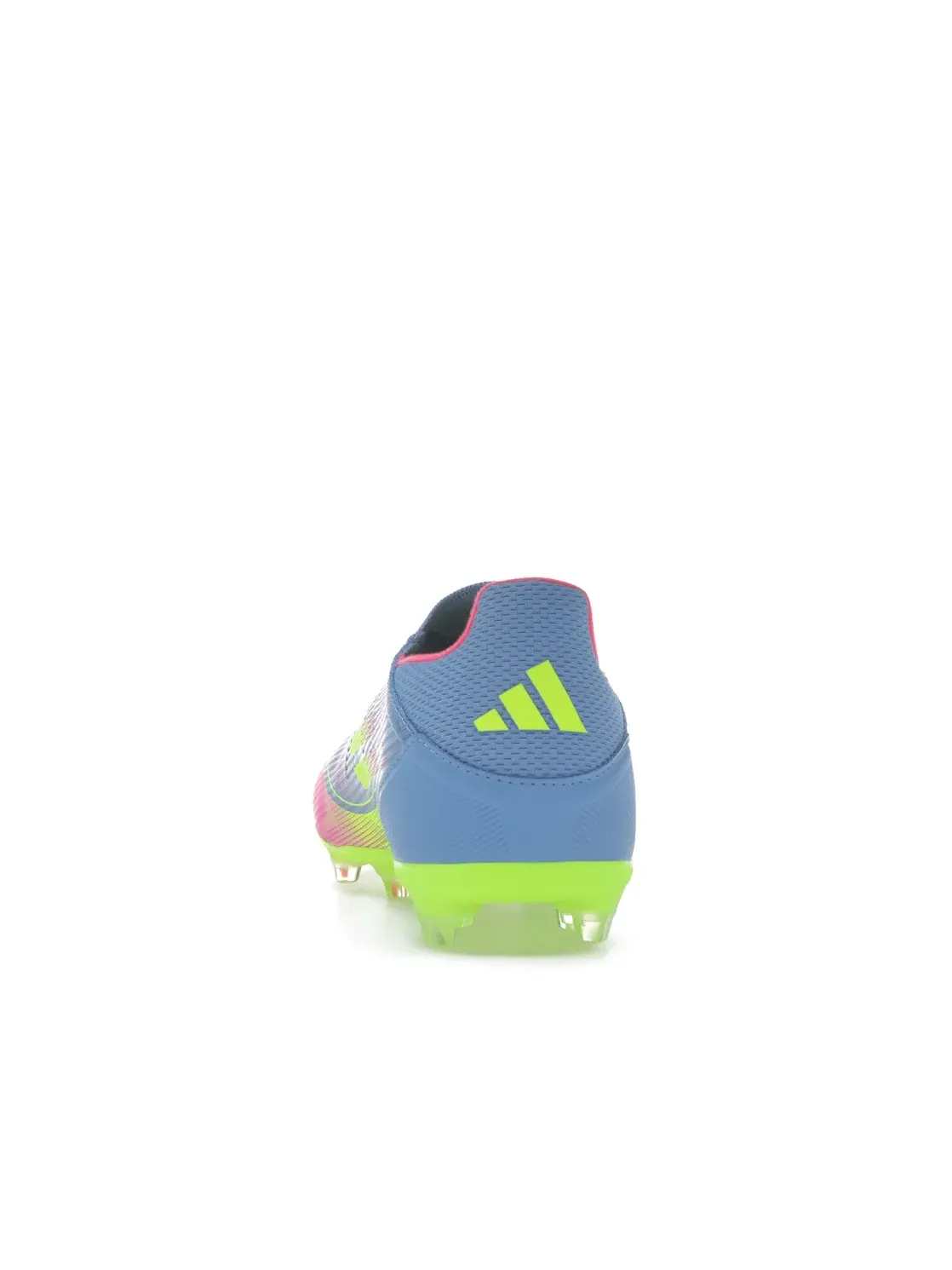 Мужские бутсы без шнуровки модель F50 League Laceless FG/MG Adidas — изображение 4 из 4, синий розовый