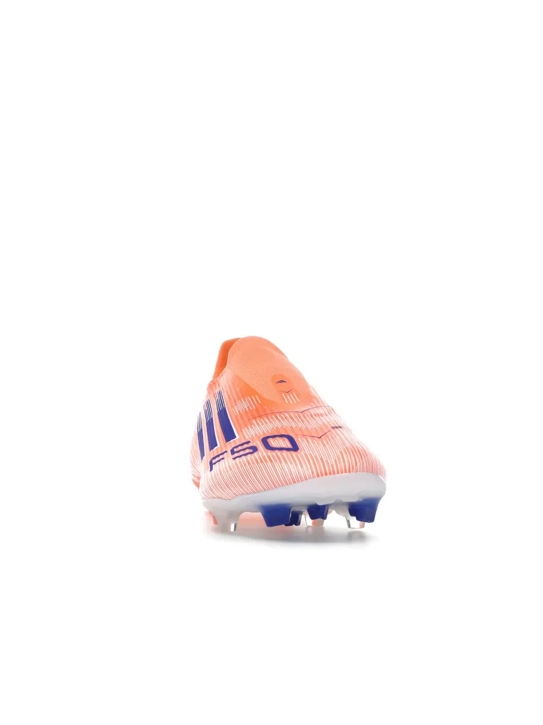 Мужские бутсы Laceless с шипами FG/MG Adidas F50 League — изображение 2 из 4, оранжевый синий белый