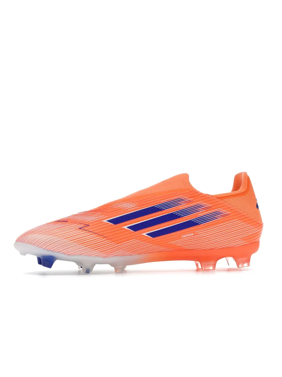 Мужские бутсы Laceless с шипами FG/MG Adidas F50 League — изображение 3 из 4, оранжевый синий белый