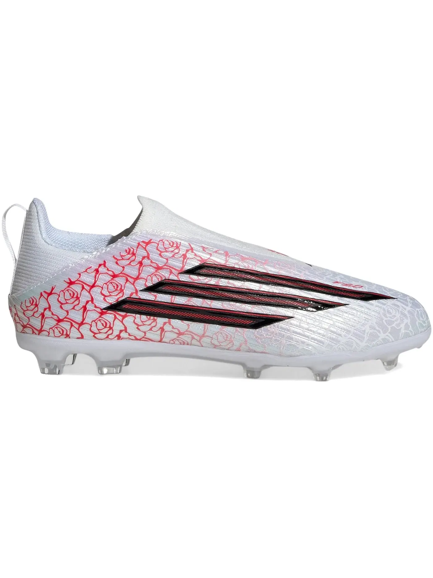 Детские бутсы без шнуровки Lamine Yamal Football's Heartbreaker Pack Adidas — изображение 1 из 1, белый черный красный