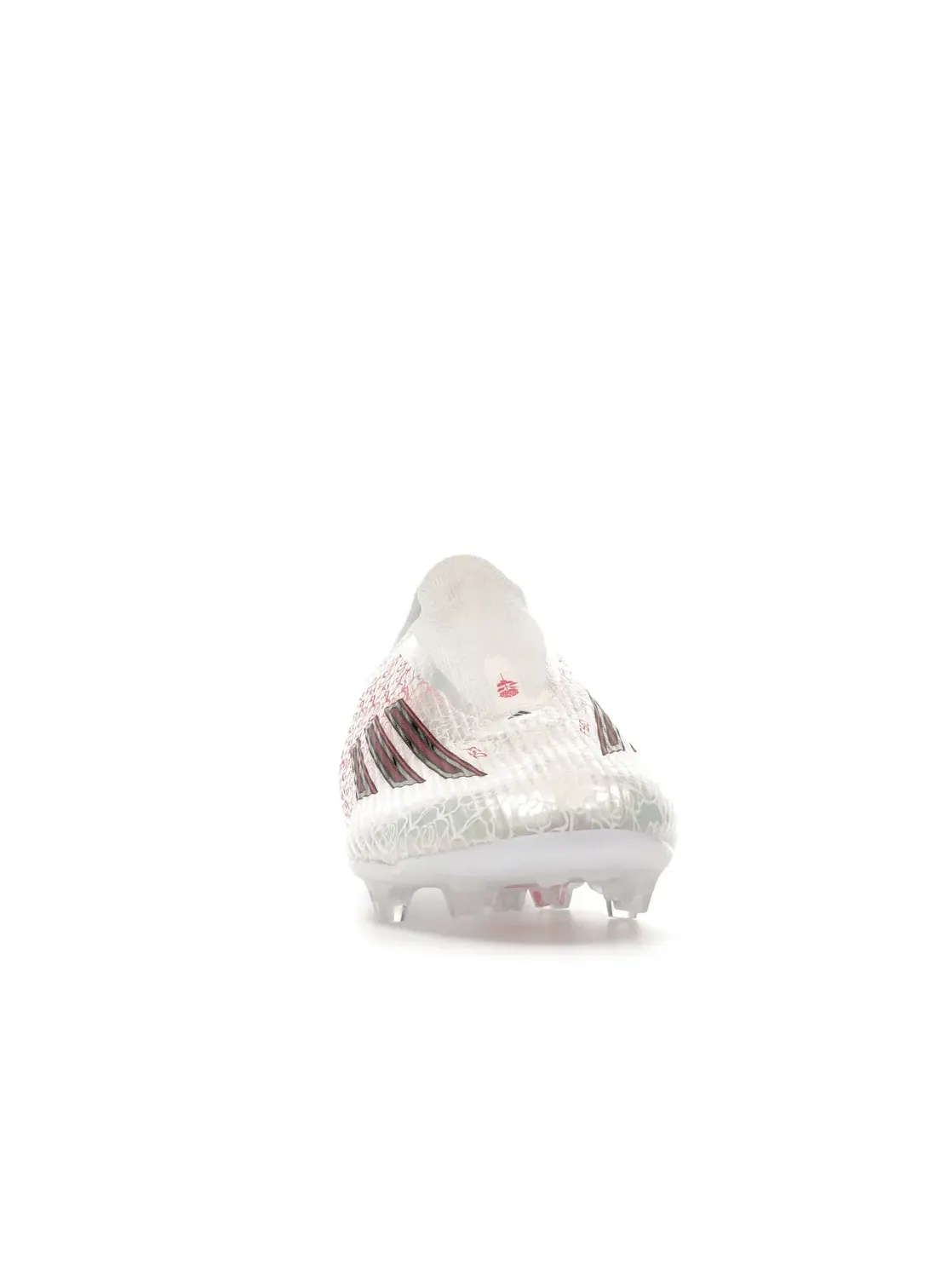 Мужские бутсы без шнуровки Lamine Yamal Football's Heartbreaker Pack Adidas — изображение 2 из 4, белый черный красный