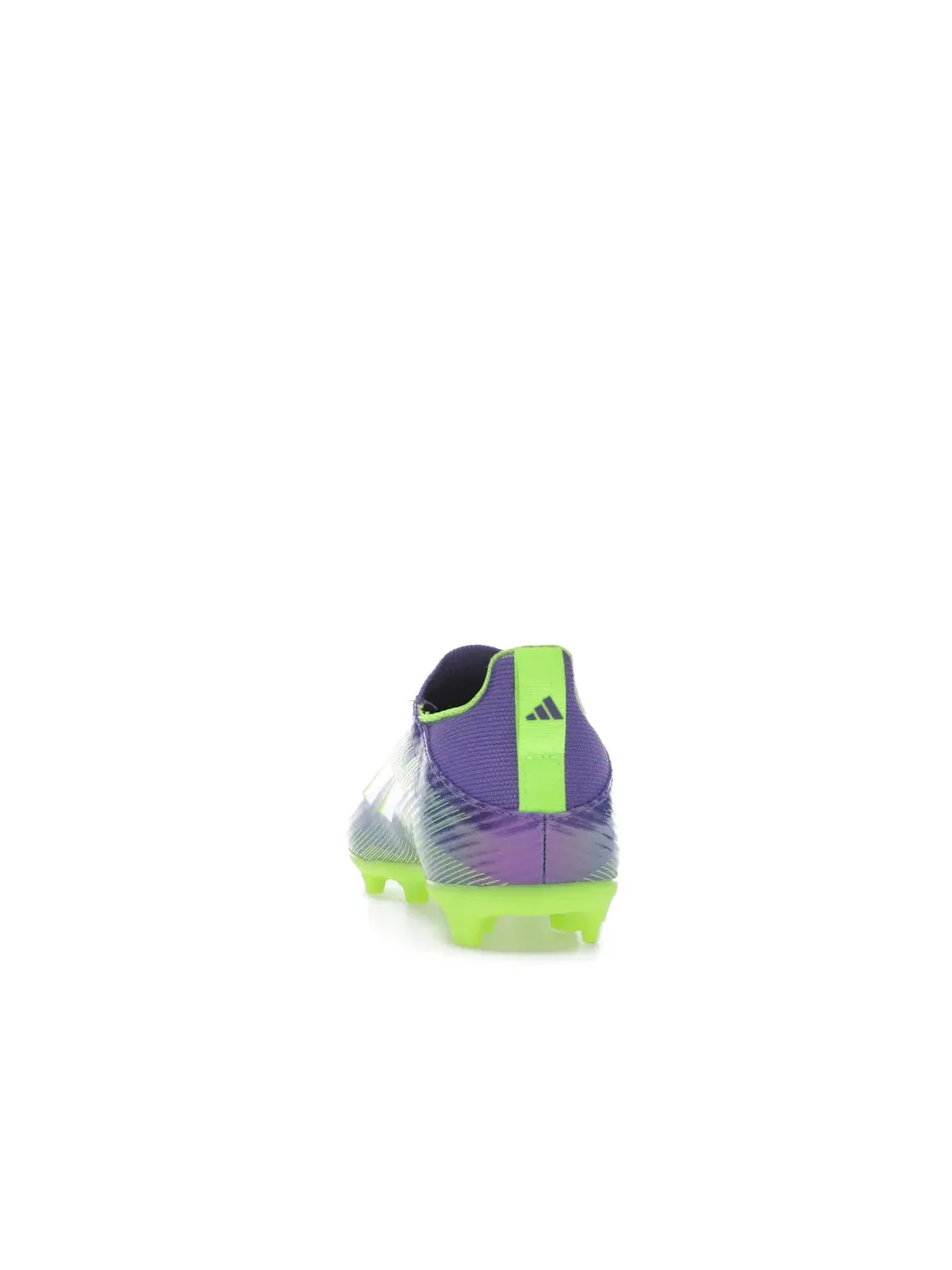 Детские бутсы с шнуровкой без шнурков Adidas F50 League Laceless FG/MG — изображение 4 из 4, фиолетовый белый