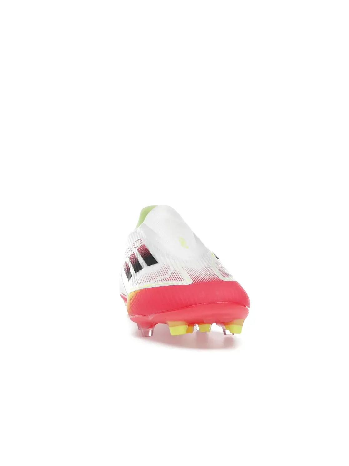 Мужские бутсы без шнуровки F50 League Adidas — изображение 2 из 4, белый/черный/желтый