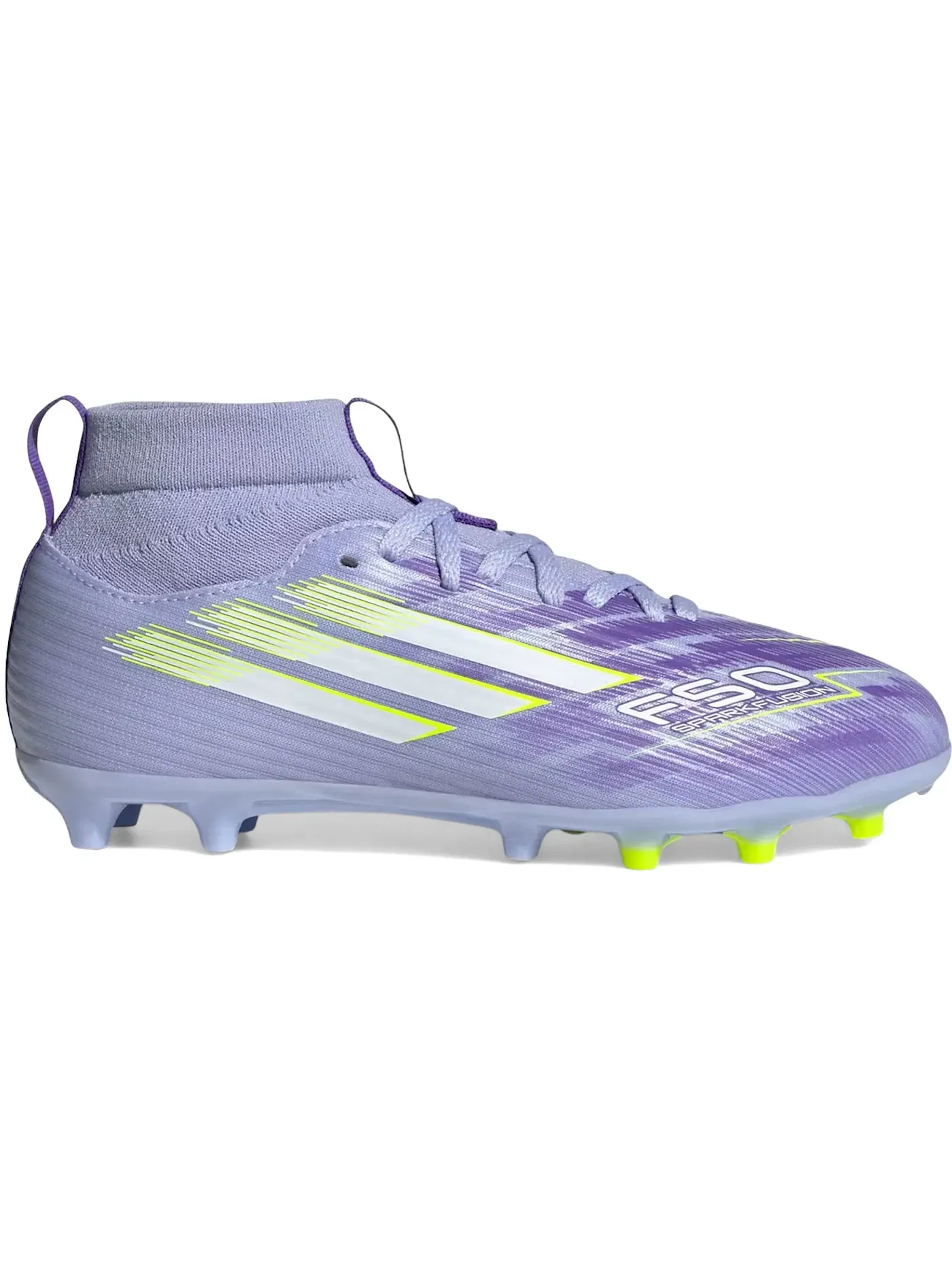 Детские бутсы с высоким берцем Sparkfusion Radiant Blaze Pack Adidas — изображение 1 из 1, фиолетовый//фиолетовый